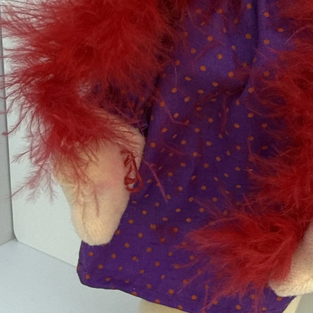 Red Hat Society Lady Plush‎ Doll Decor